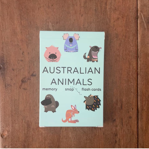 Australian Animal flash card | memory | snap game